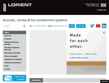 Tablet Screenshot of lorientuk.com